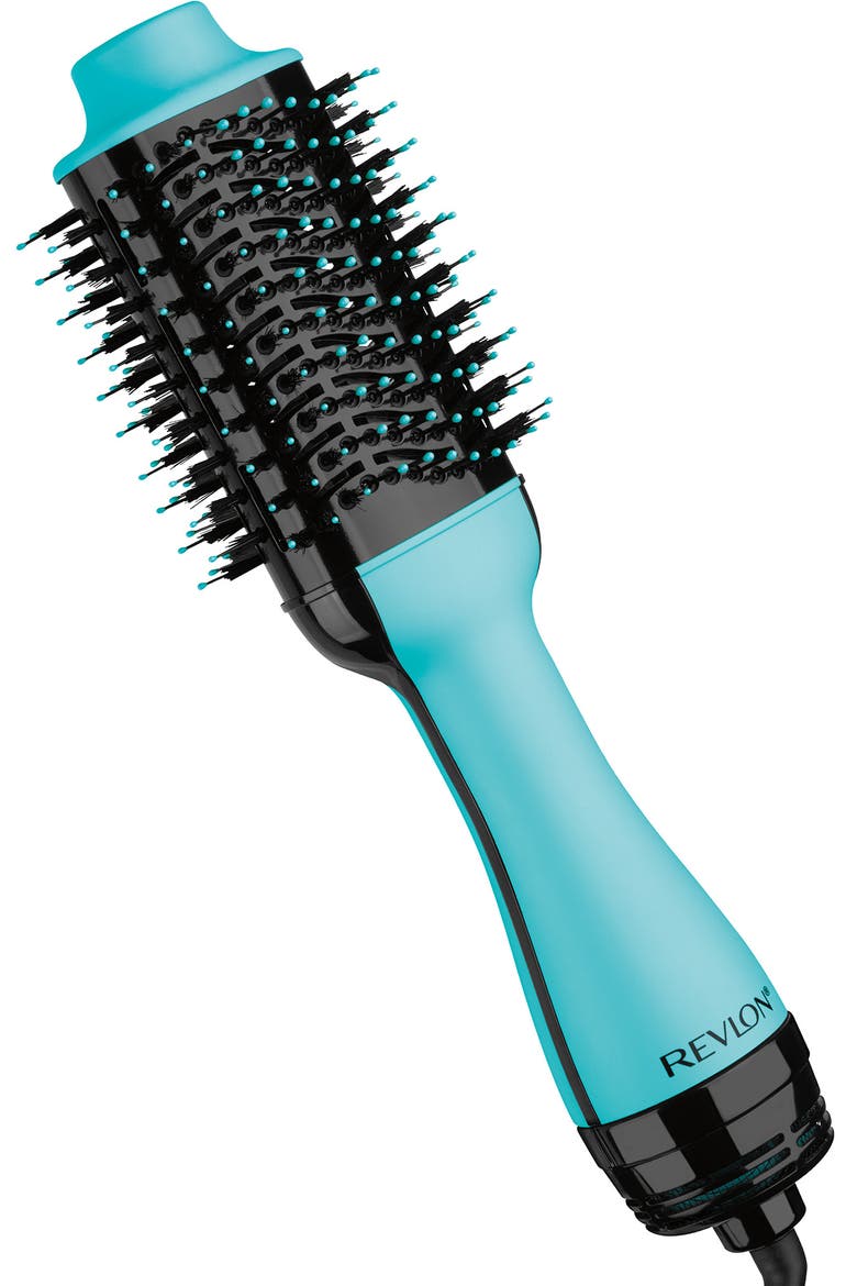 One-Step Hair Dryer and Volumizer Hot Air Brush, Main, color, MINT