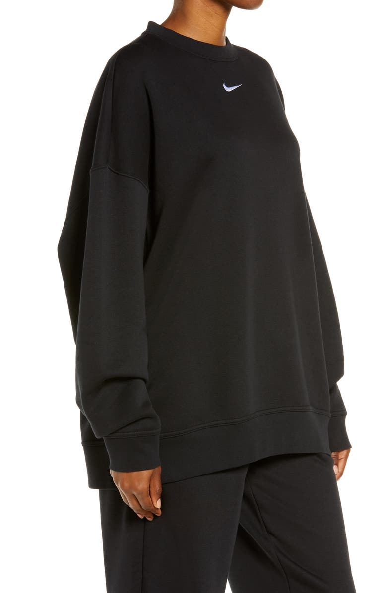 Nike Sportswear Collection Essentials Oversize Fleece Crew Sweatshirt, Alternate, color, 