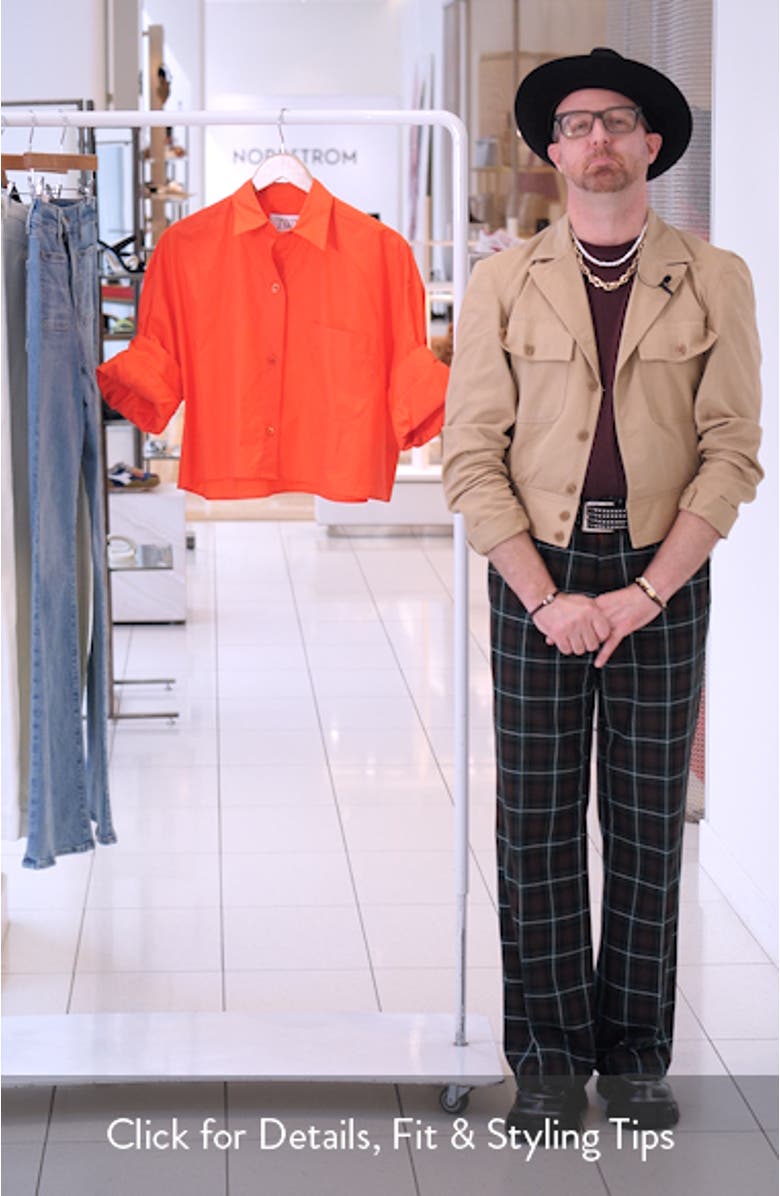 Next Crop Button-Up Shirt, sales video thumbnail