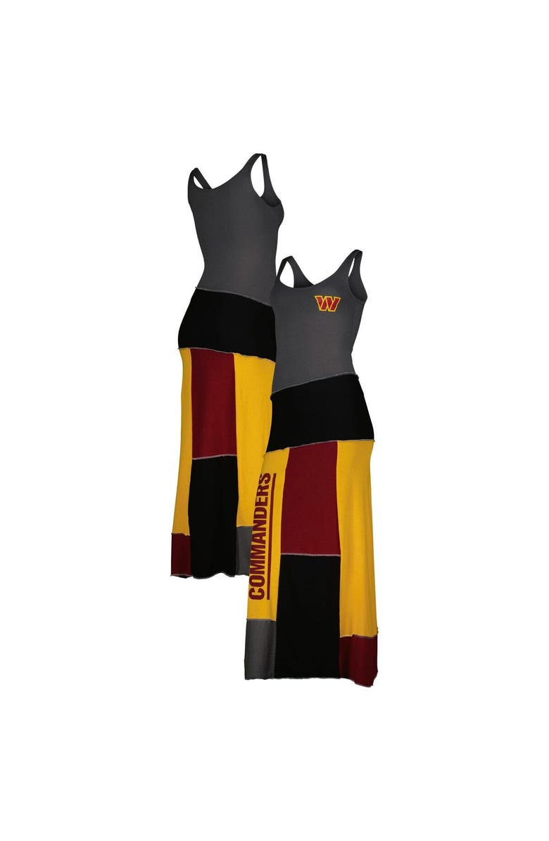 REFRIED APPAREL Women's Refried Apparel Charcoal Washington Commanders Tri-Blend Sleeveless Maxi Dress, Alternate, color, 