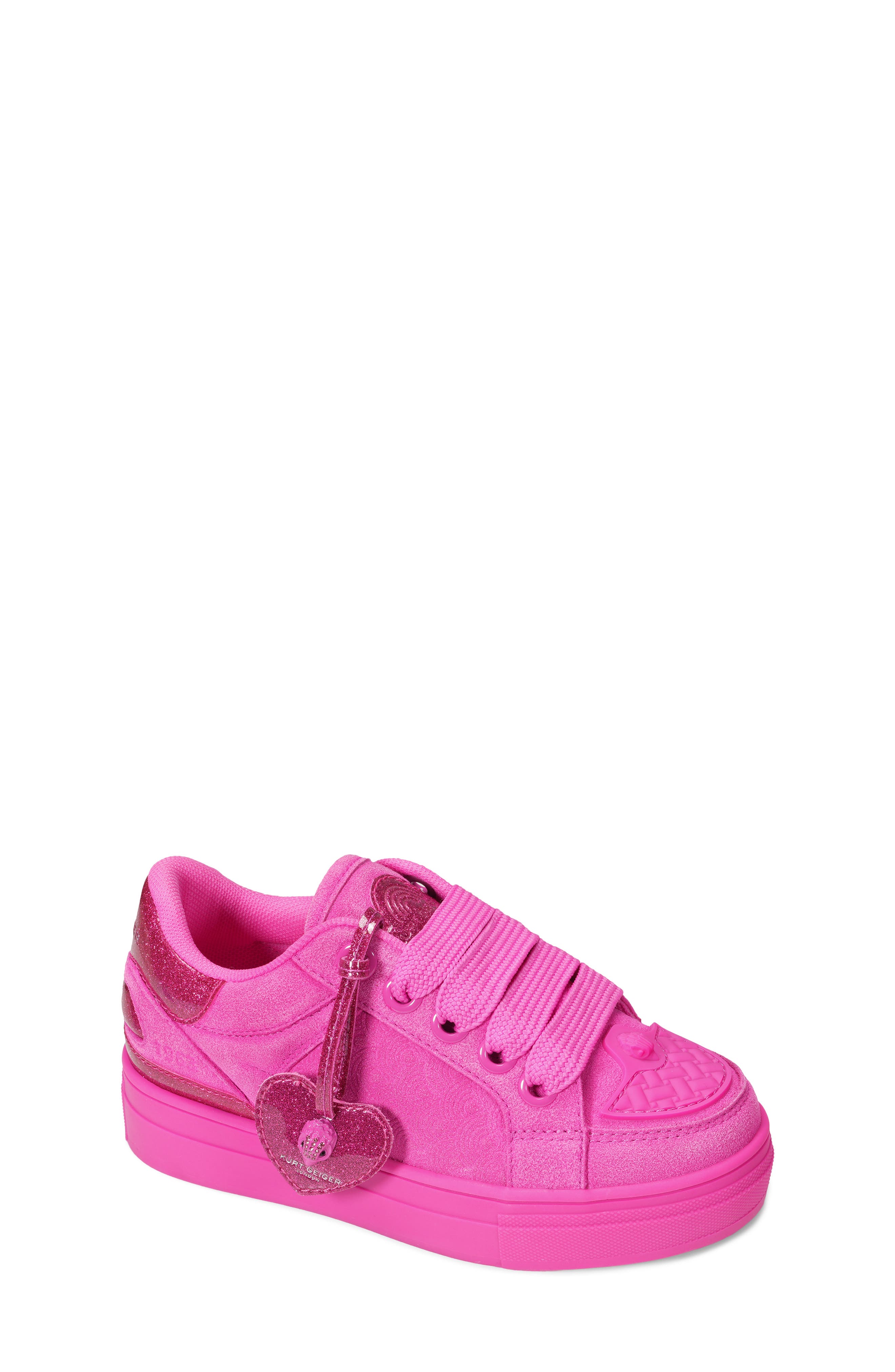 Kurt Geiger London Kids' Mini Southbank Sneaker, Main, color, Fuchsia