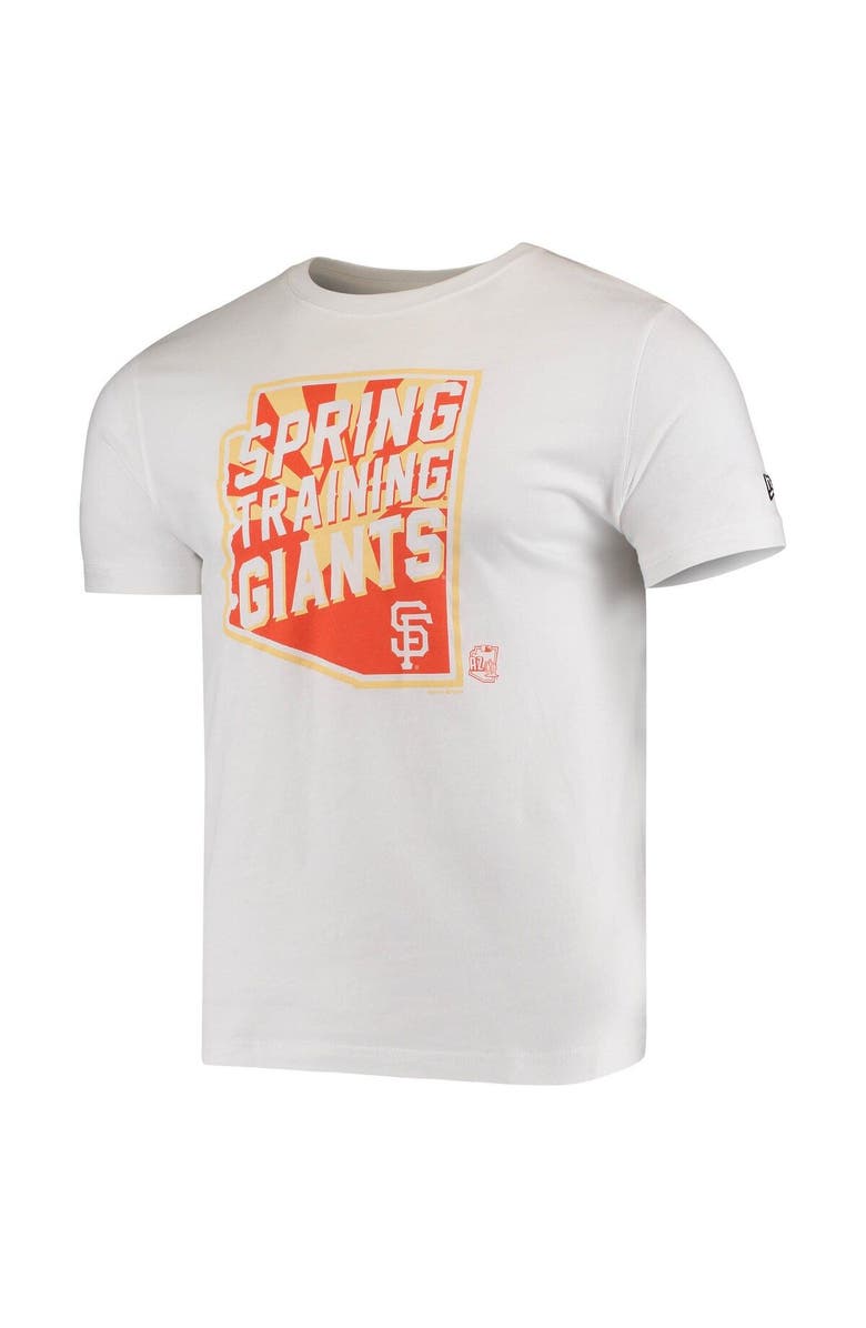 New Era Men's New Era White San Francisco Giants Spring Training State Fill T-Shirt, Alternate, color, 