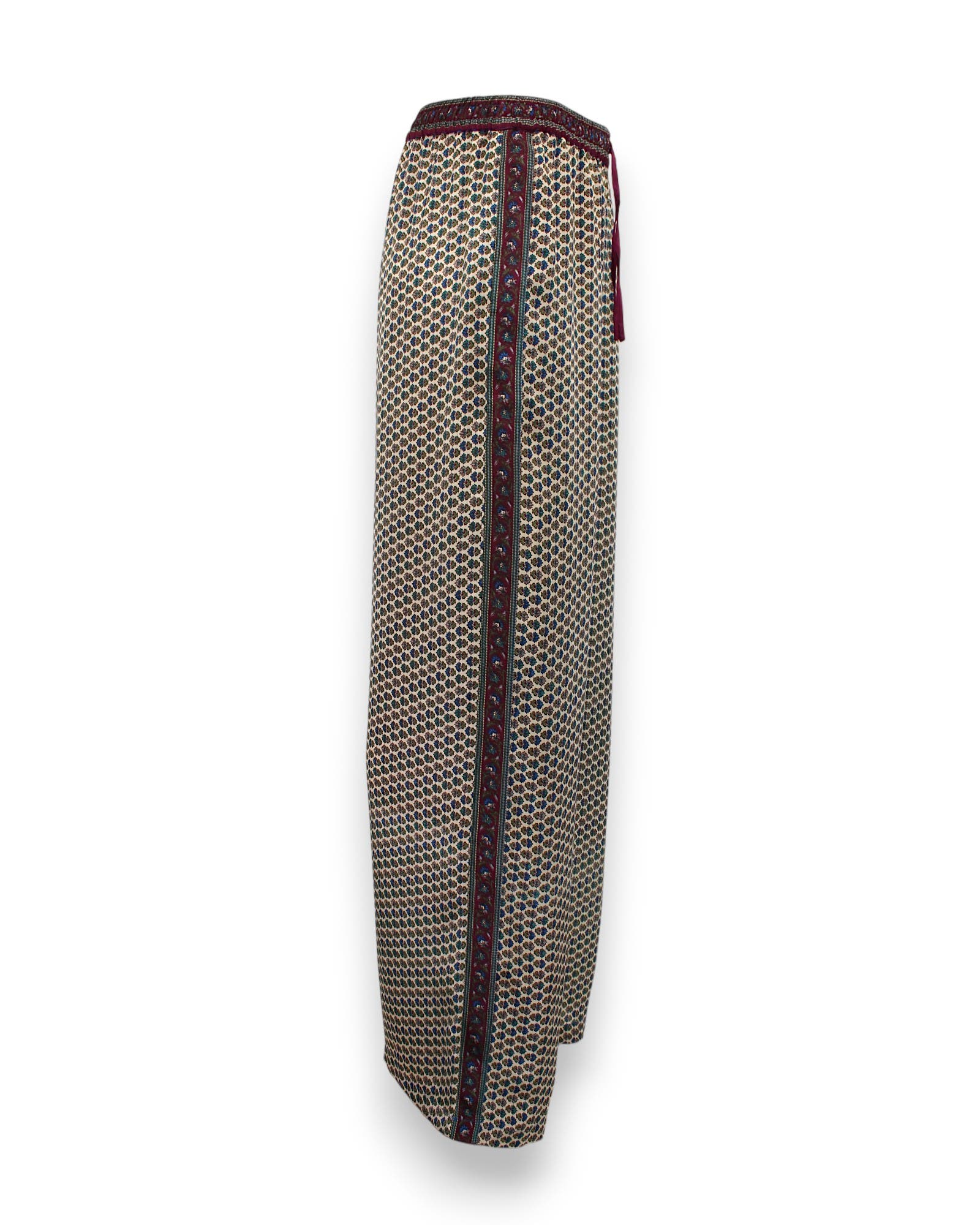 Embossed Botanical Crepe Pant - image 3