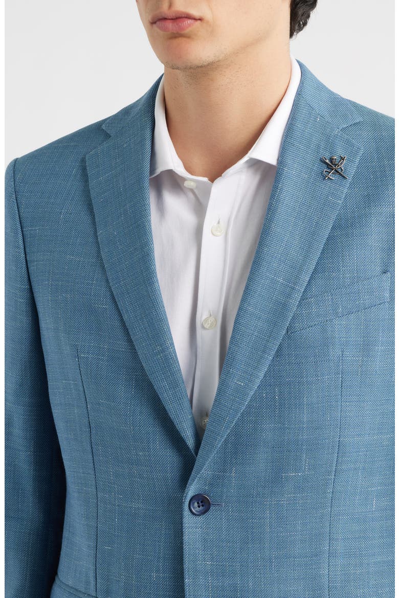 Bleecker Wool Blend Sport Coat, Alternate, color, BLUE