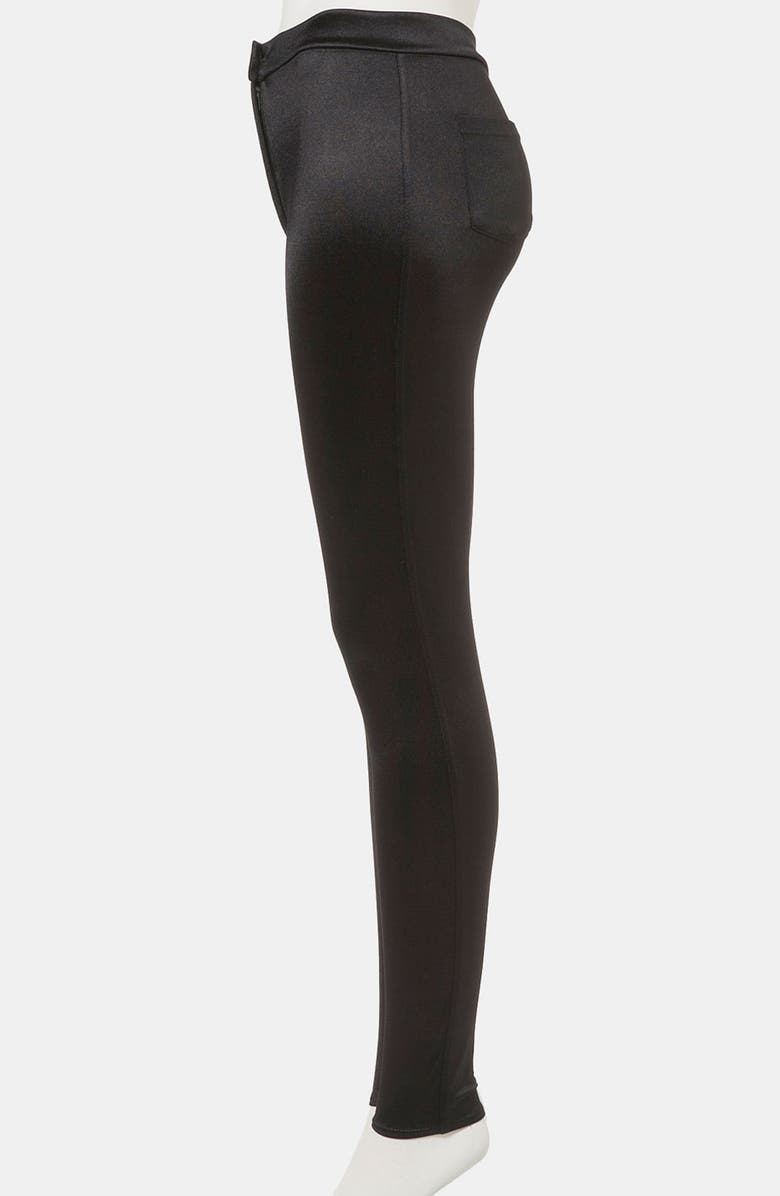 Topshop 'Disco' Leggings, Alternate, color,