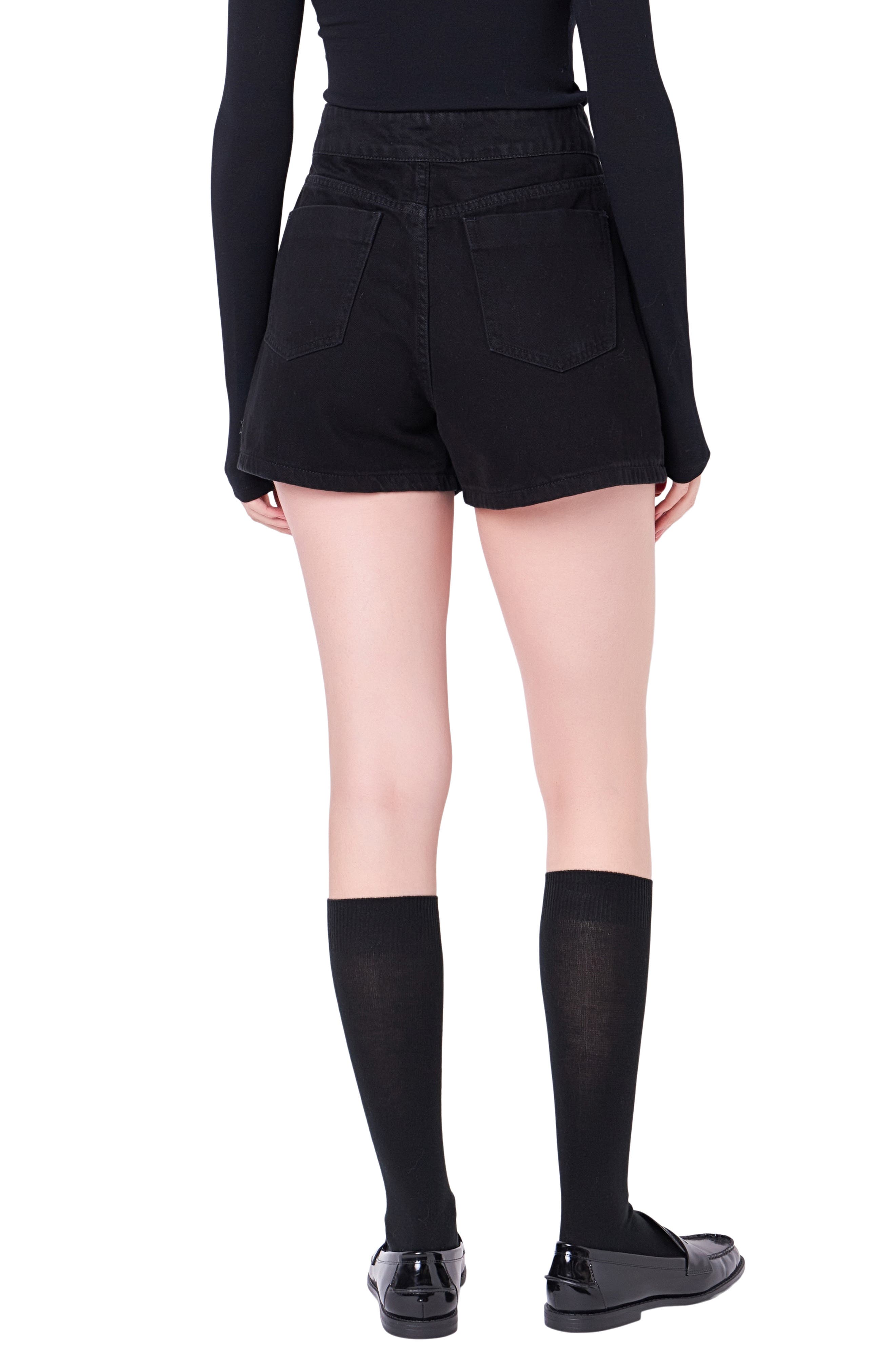 Button Fly Denim Shorts - image 2