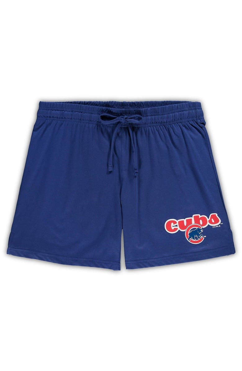 CONCEPTS SPORT Women's Concepts Sport Royal Chicago Cubs Plus Size Cloud Tank Top & Shorts Sleep Set, Alternate, color, Royal