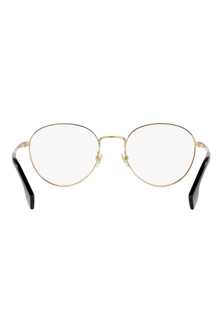 53mm Round Optical Glasses, Alternate, color, MATTE BLACK