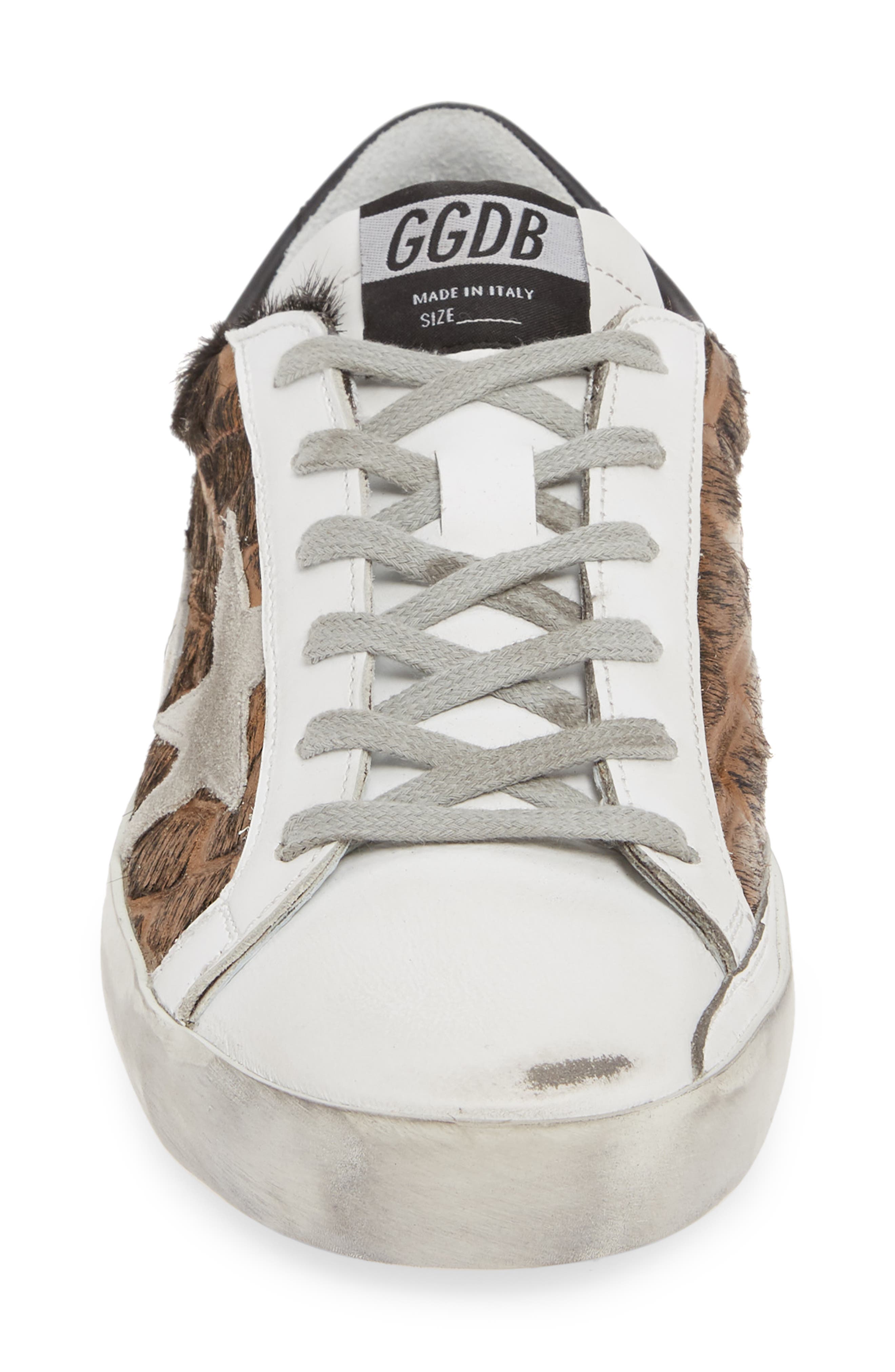 Golden Goose Superstar Genuine Calf Hair Sneaker, Alternate, color, 