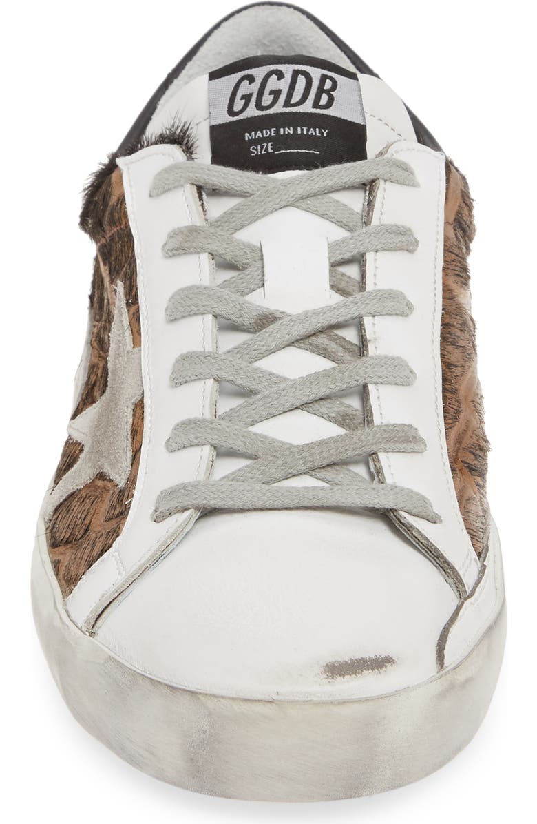 Golden Goose Superstar Genuine Calf Hair Sneaker, Alternate, color,