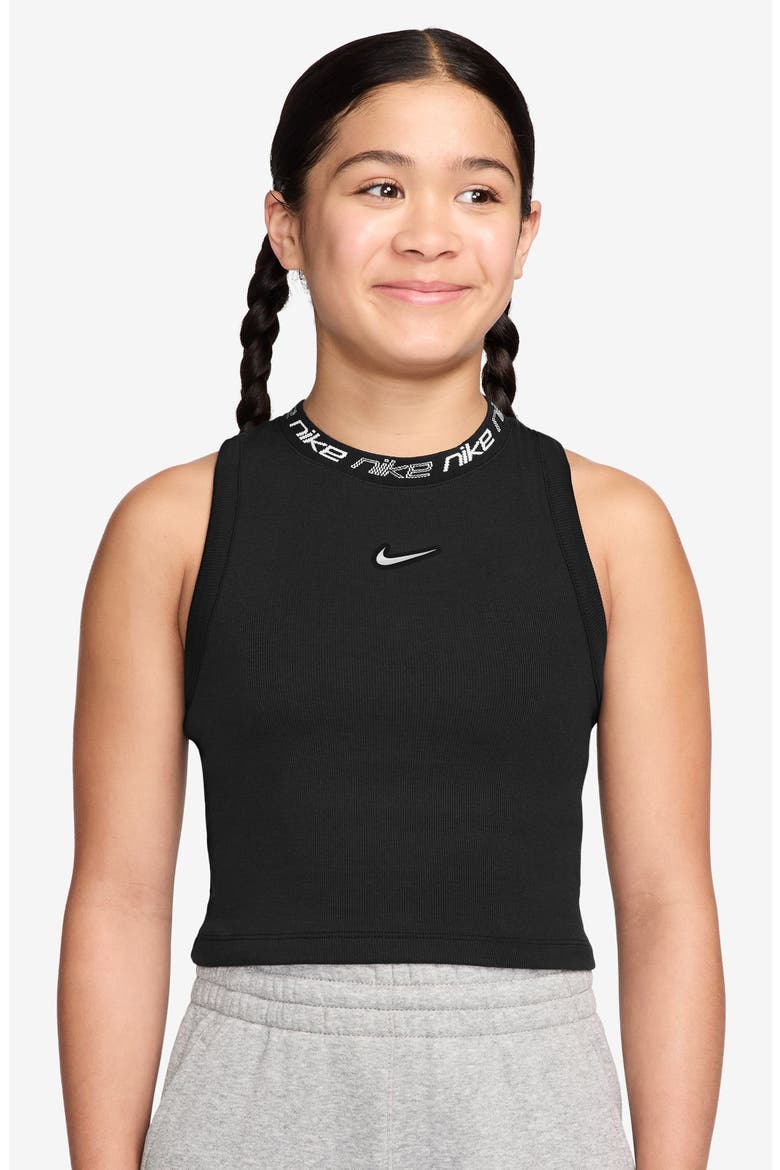 Kids' Dance Dri-FIT Tank, Main, color, BLACK