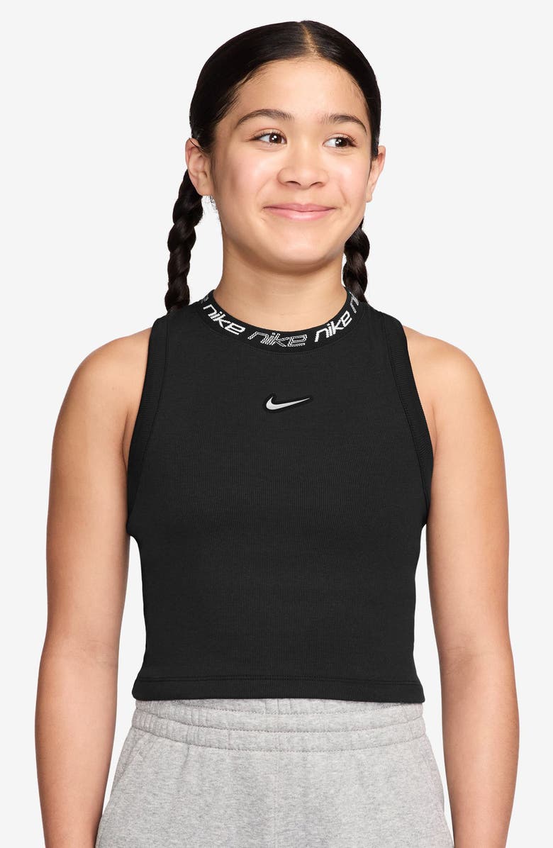 Nike Kids' Dance Dri-FIT Tank, Main, color, Black