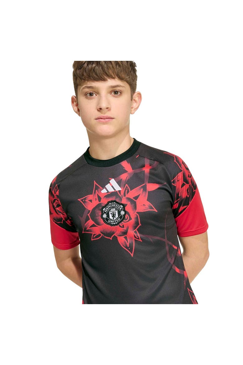 Youth adidas Red Manchester United Home 2026/27 Pre-Match Top, Alternate, color, Red