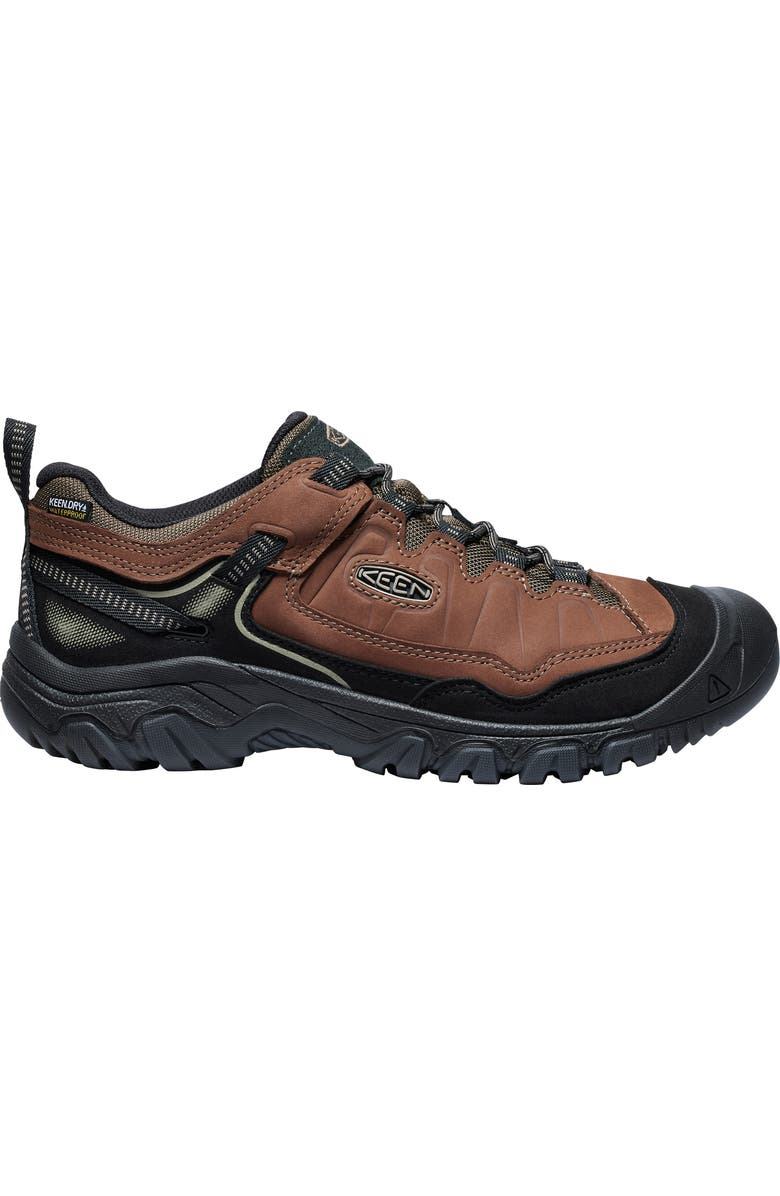 KEEN Targhee IV Waterproof Hiking Shoe, Alternate, color, Bison/ Black