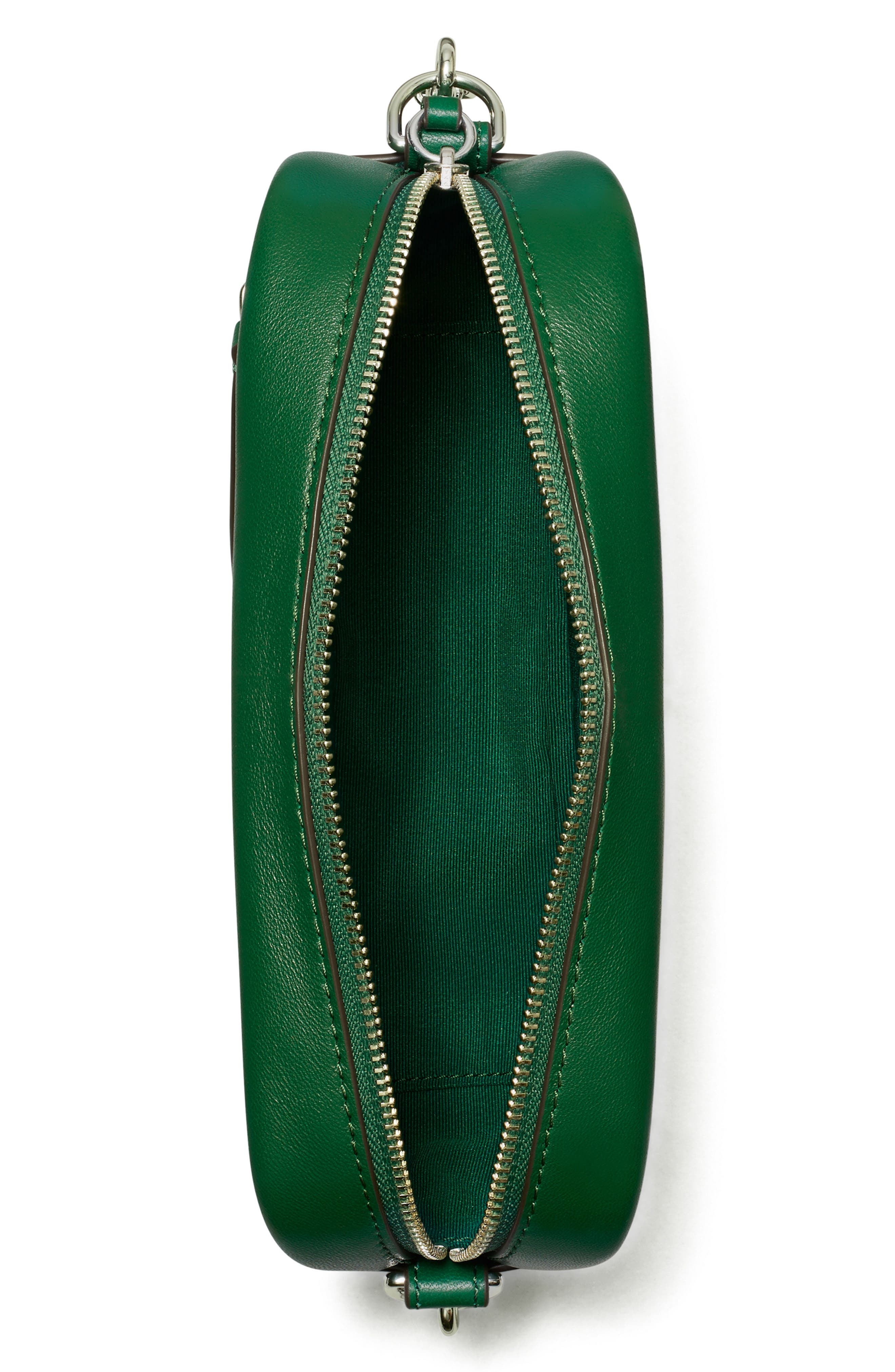 Mini Miller Soft Leather Crossbody Bag, Alternate, color, DARK KALE