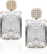 GOSHWARA Gossip Cushion Cut Drop Earrings