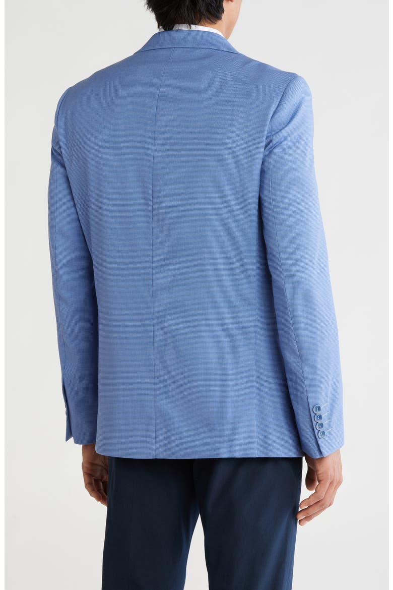 Slim Fit Sharkskin Blazer, Alternate, color, BLUE