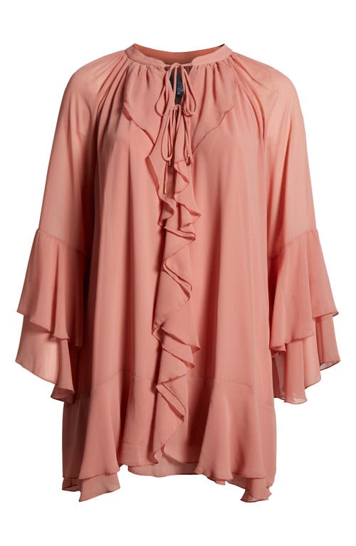 Socialite Long Sleeve Ruffle Minidress