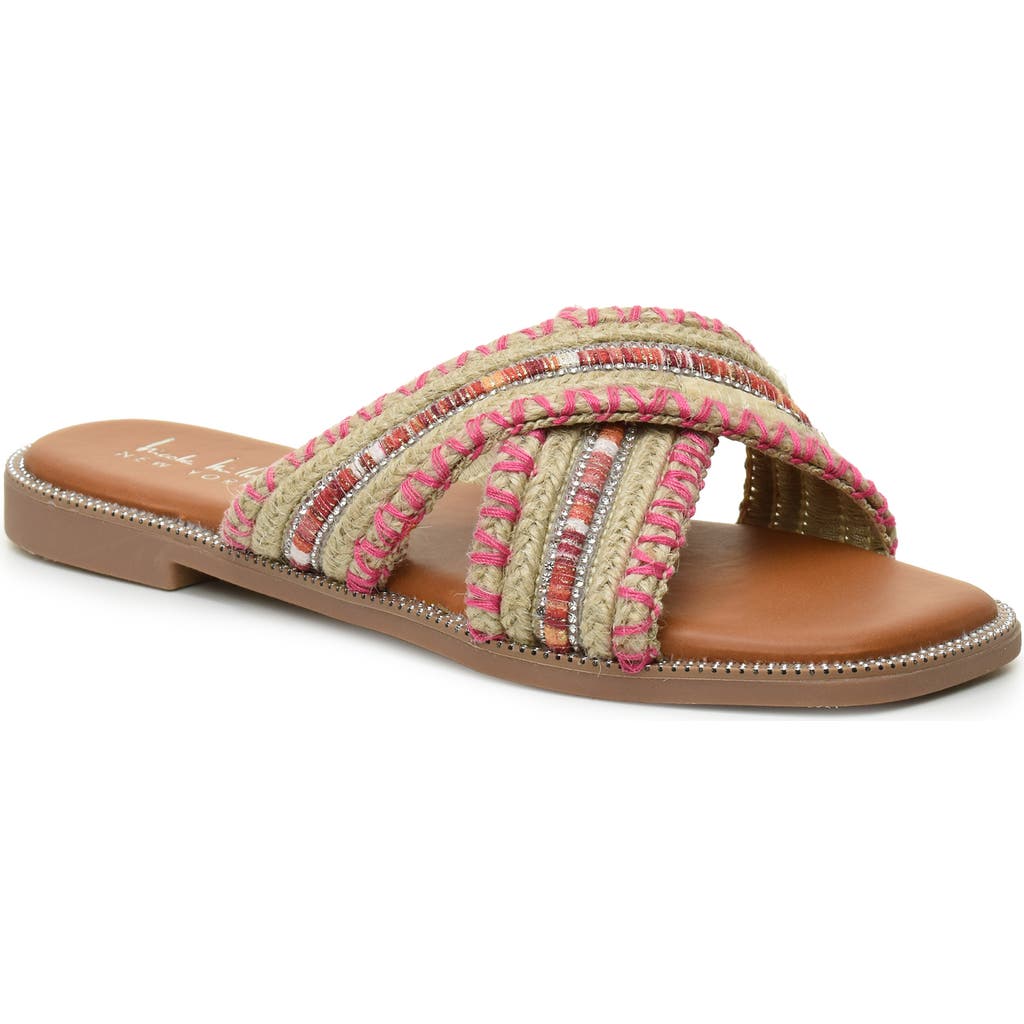 NICOLE MILLER NICOLE MILLER CROSSOVER SLIDE SANDAL