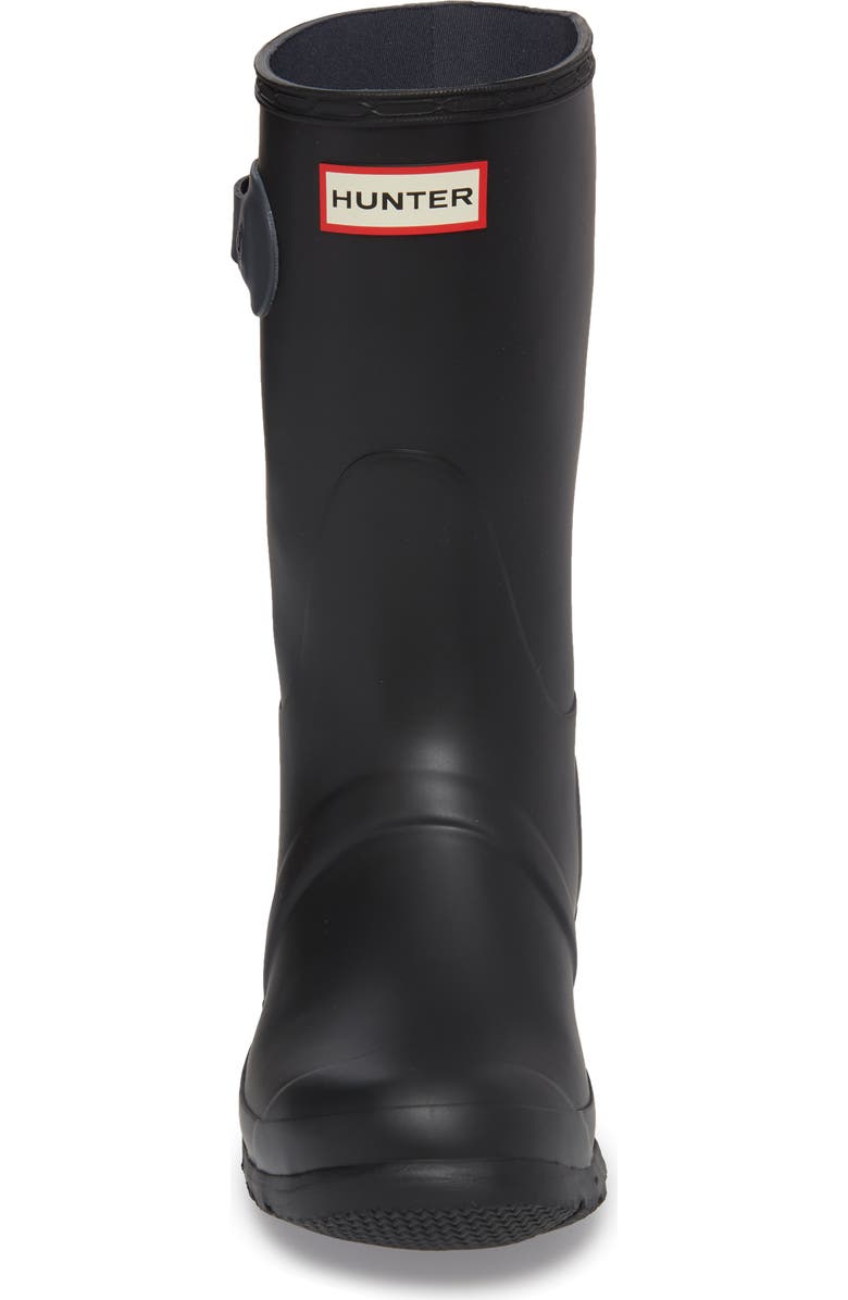 Hunter Original Short Waterproof Rain Boot, Alternate, color,