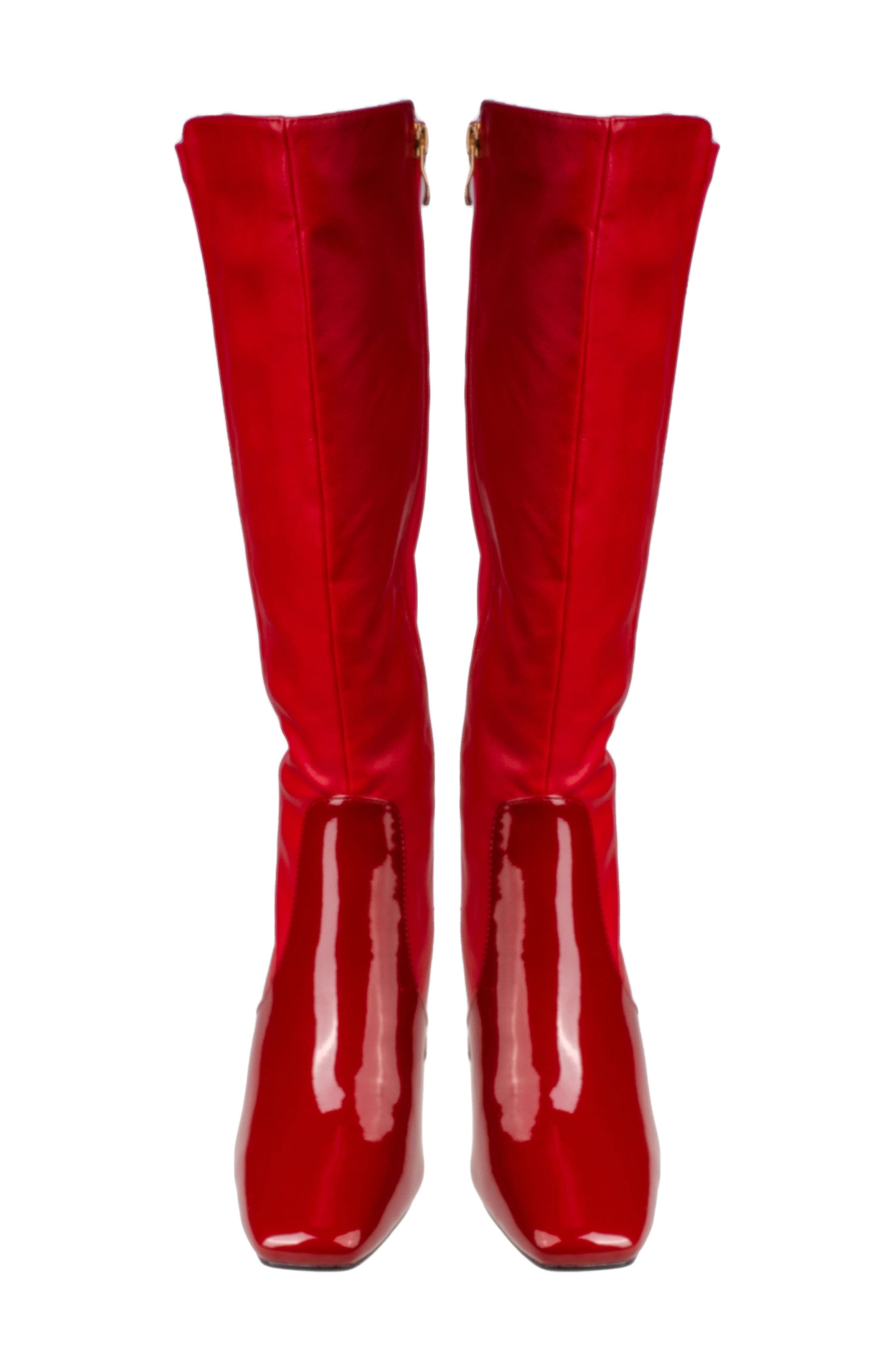 NINETY UNION Lexington Knee High Boot, Alternate, color, Red