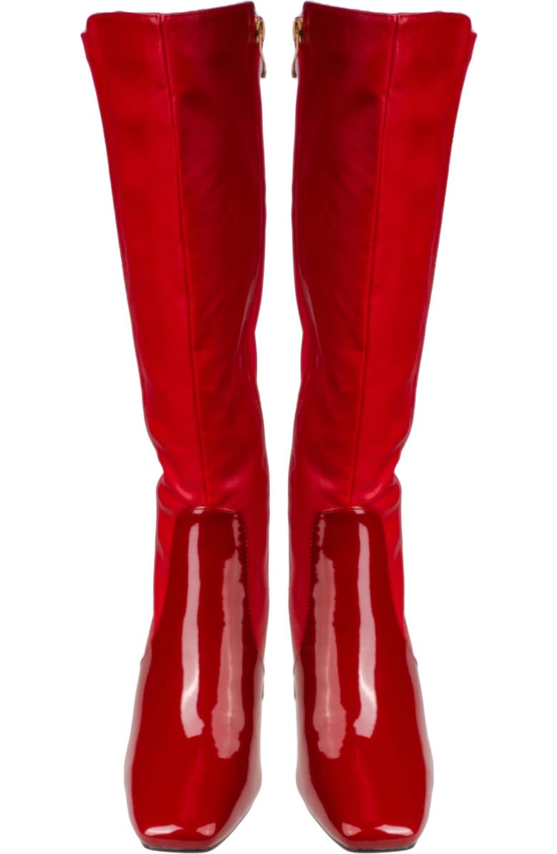 NINETY UNION Lexington Knee High Boot, Alternate, color, Red
