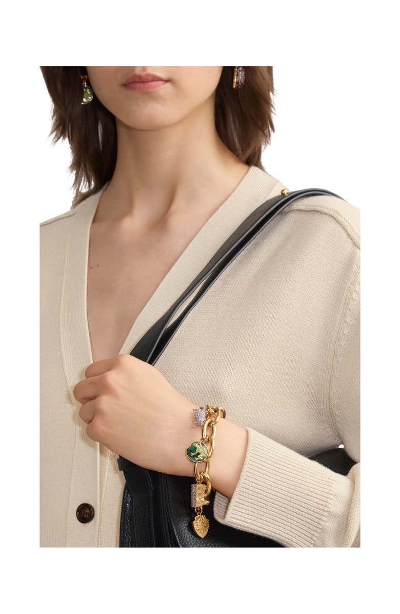 Burberry Charm Bracelet, Alternate, color, 