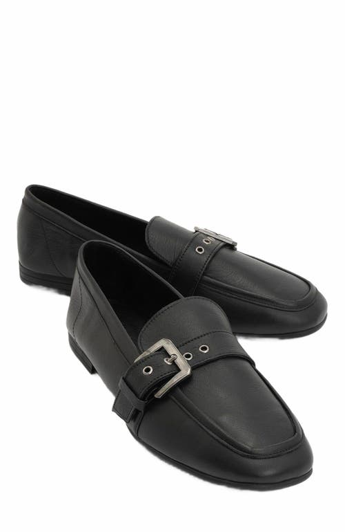 Forever & Always Shoes Jade Leather Flat Loafers in Black Leather at Nordstrom, Size 7