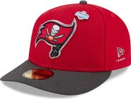 New Era Men's New Era Red/Pewter Tampa Bay Buccaneers 2026 NFL Draft Pre-Curved 59FIFTY Fitted Hat