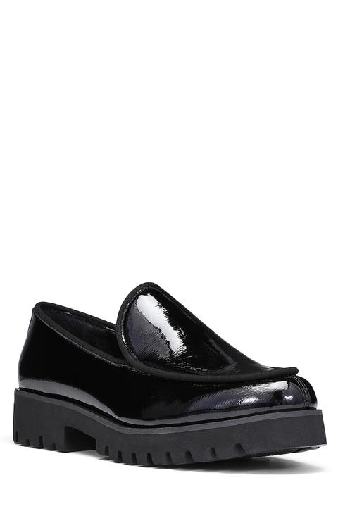 DONALD PLINER Patent Platform Loafer