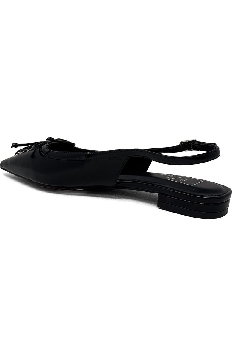 SHUSHOP Amy Slingback Flat, Alternate, color, Black