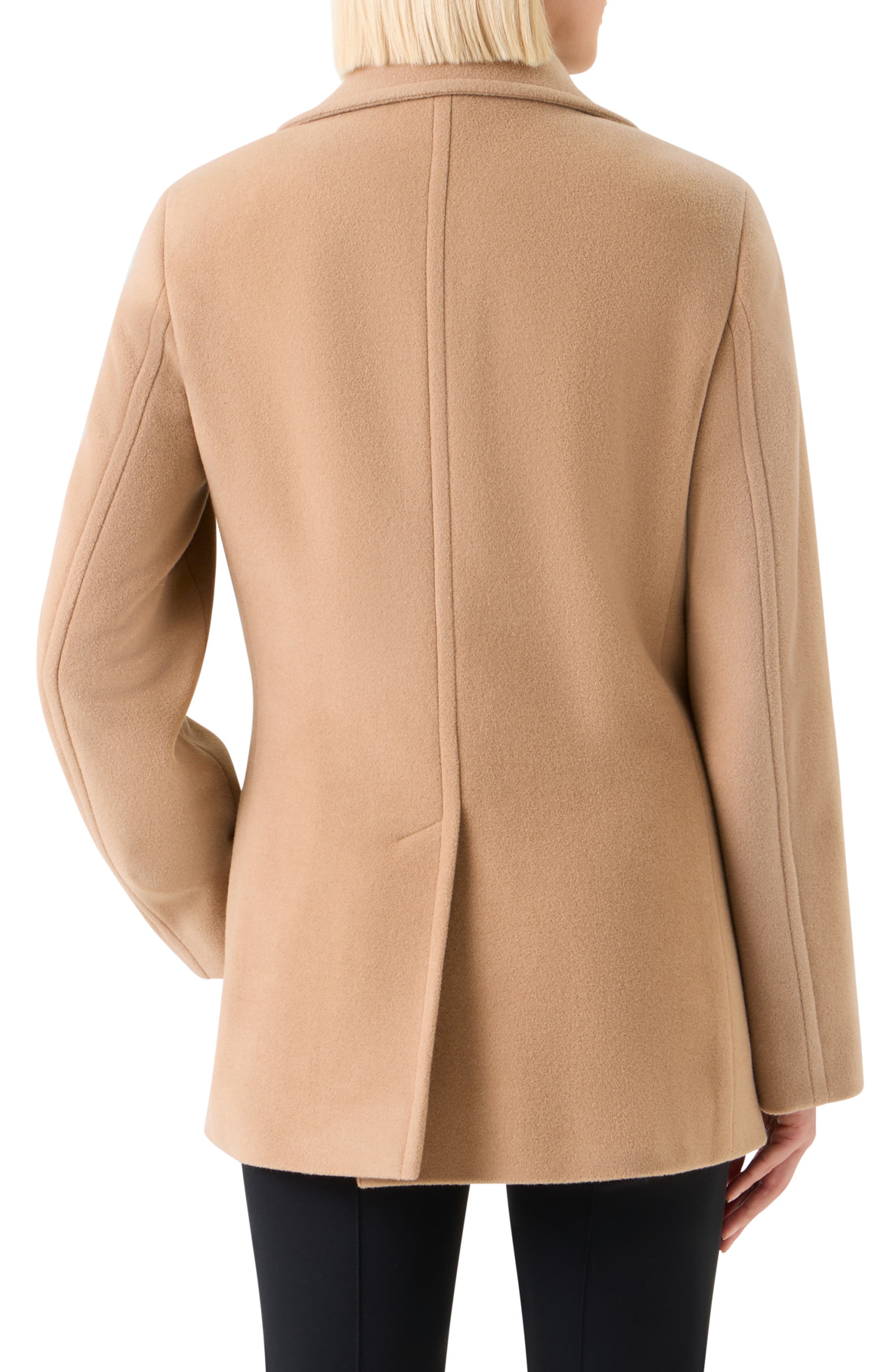 Wool Blend Peacoat - image 4