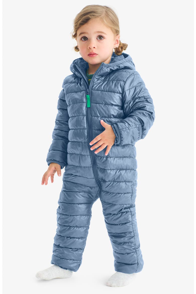 Lightweight Water Repellent Puffer Snowsuit, Alternate, color, DUSK