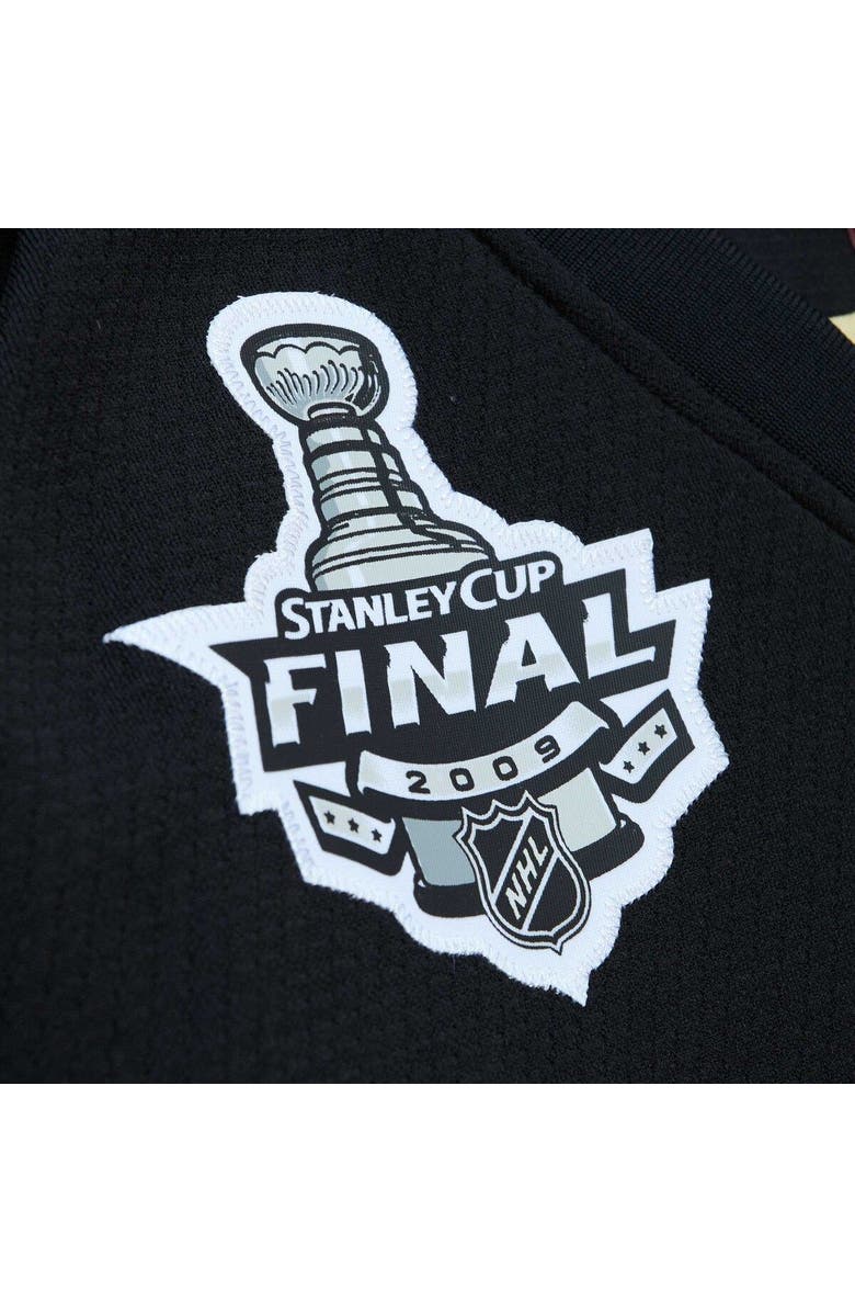 Mitchell & Ness Men's Mitchell & Ness Sidney Crosby Black Pittsburgh Penguins Big & Tall 2008 Captain Patch Blue Line Player Jersey, Alternate, color,