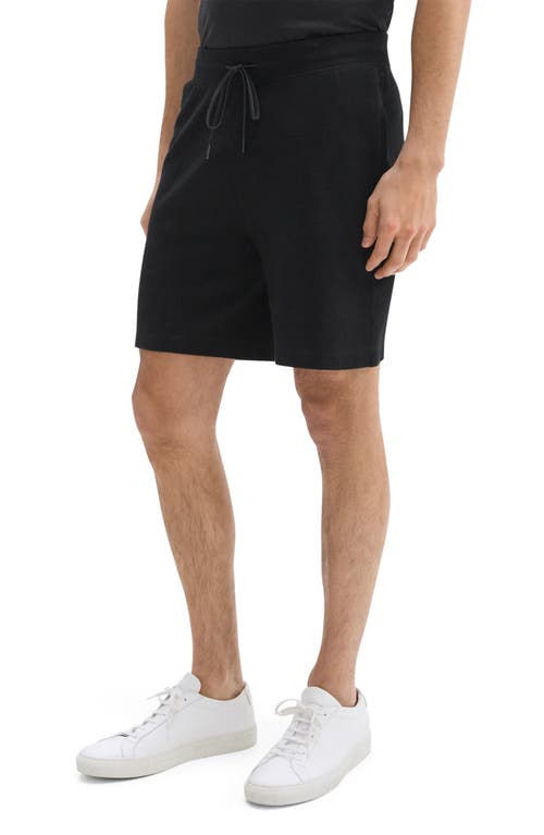 Theory Regular Fit Sweat Shorts In Black