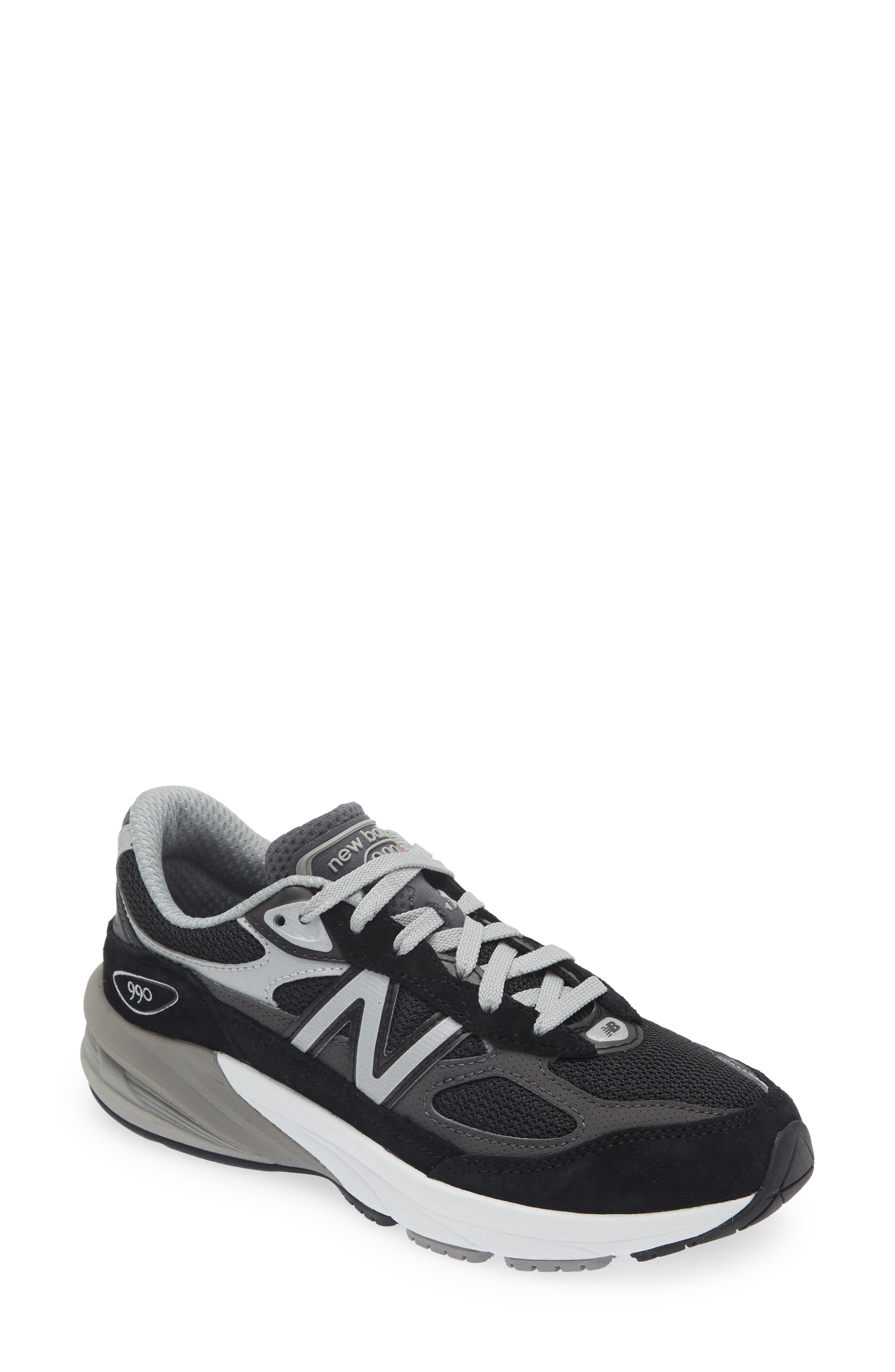 New Balance Kids' FuelCell 990v6 Running Sneaker, Main, color, Black