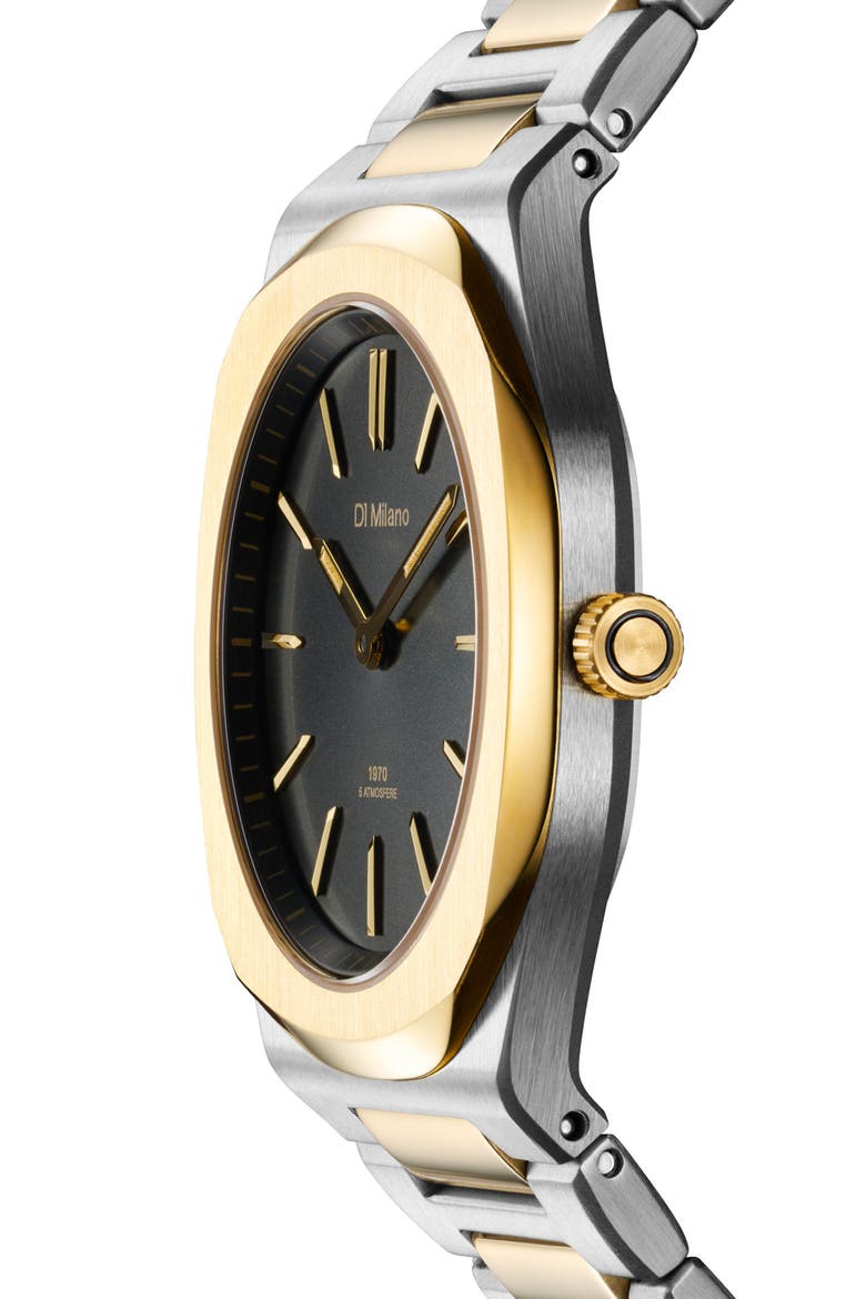Ultra Thin Bracelet Watch, 34mm, Alternate, color, SILVER