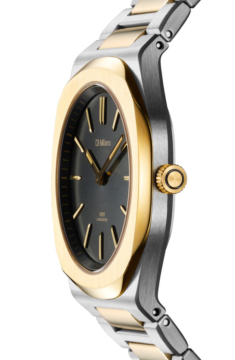 D1 Milano Ultra Thin Bracelet Watch, 34mm, Alternate, color, Silver