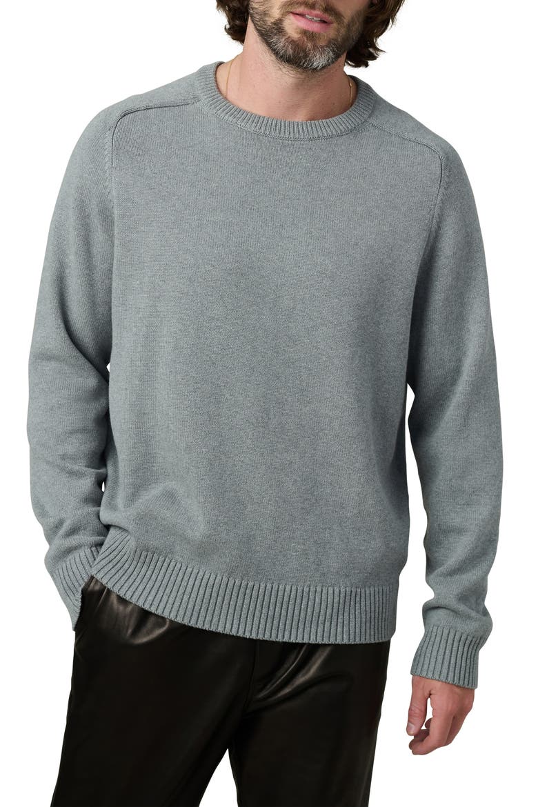 Lloyd Cotton Sweater, Main, color, HEATHER GREY