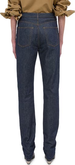 Dual Zip Carpenter Straight Leg Jeans