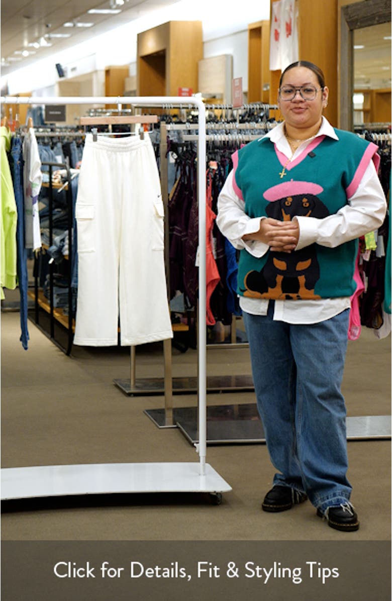 Kids' Dri-FIT Oversize French Terry Cargo Sweatpants, sales video thumbnail