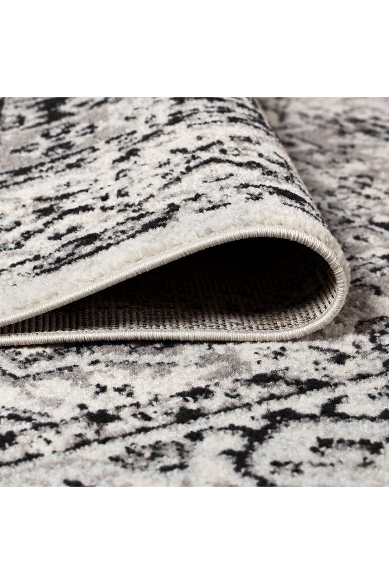 Inigo Cottage Medallion Area Rug, Alternate, color, Dark Gray/Cream