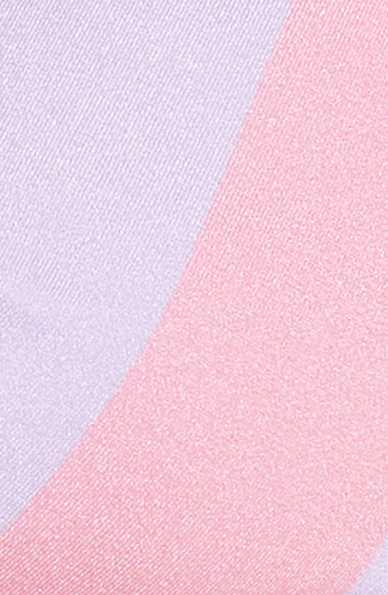 Balmain Stripe Two-Piece Swimsuit, Alternate, color,