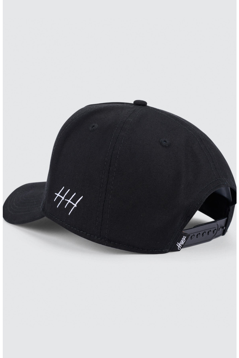 Retro Script Everyday Hat, Alternate, color, Everyday Black