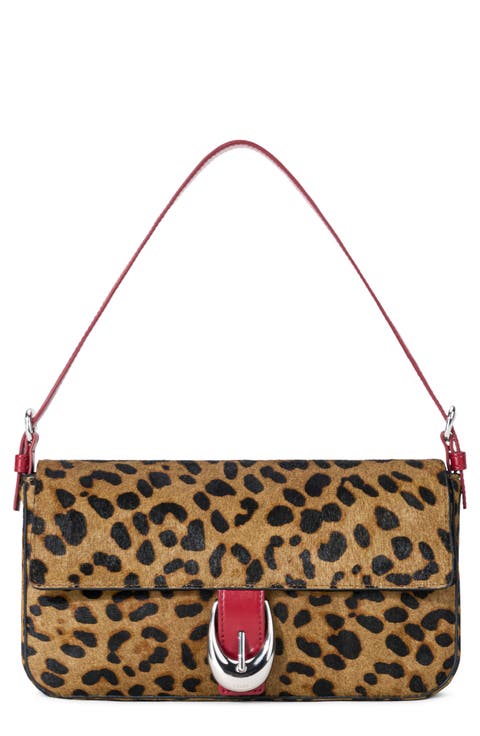 Harlow Animal Print Genuine Calf Hair Bag