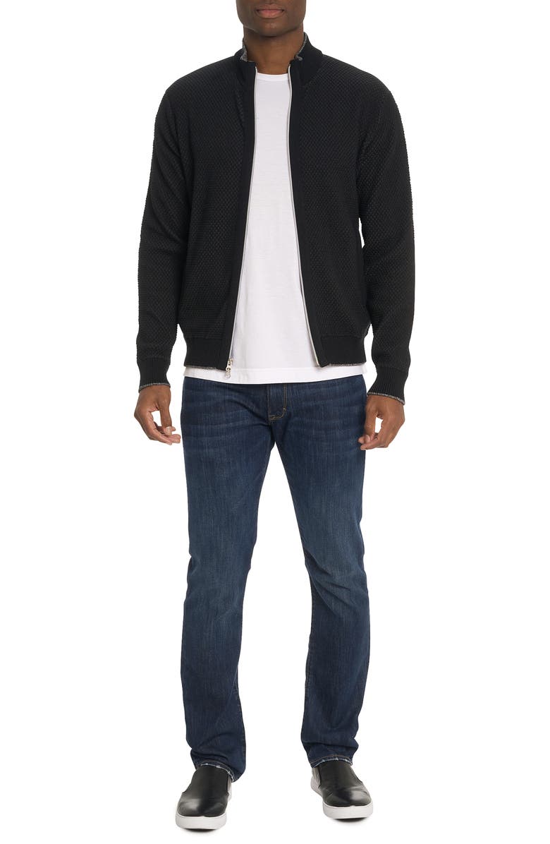 Robert Graham Buzz Cotton Zip Sweater, Alternate, color, 