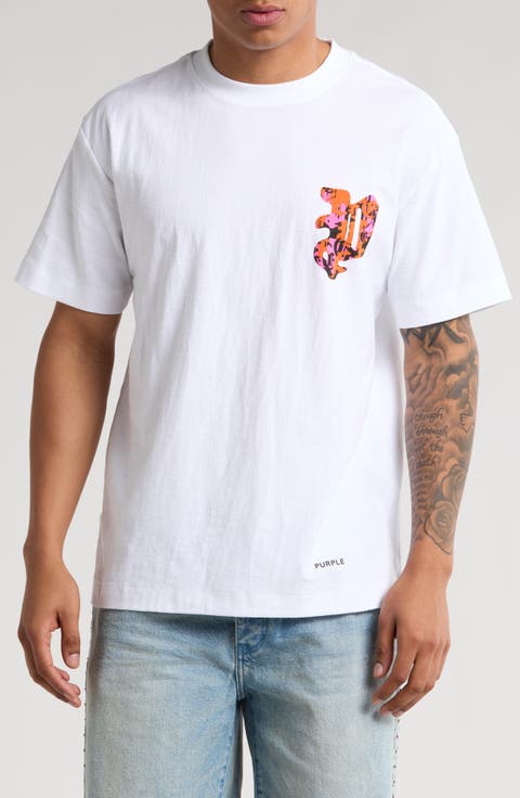 Textured Jersey Graphic T-Shirt