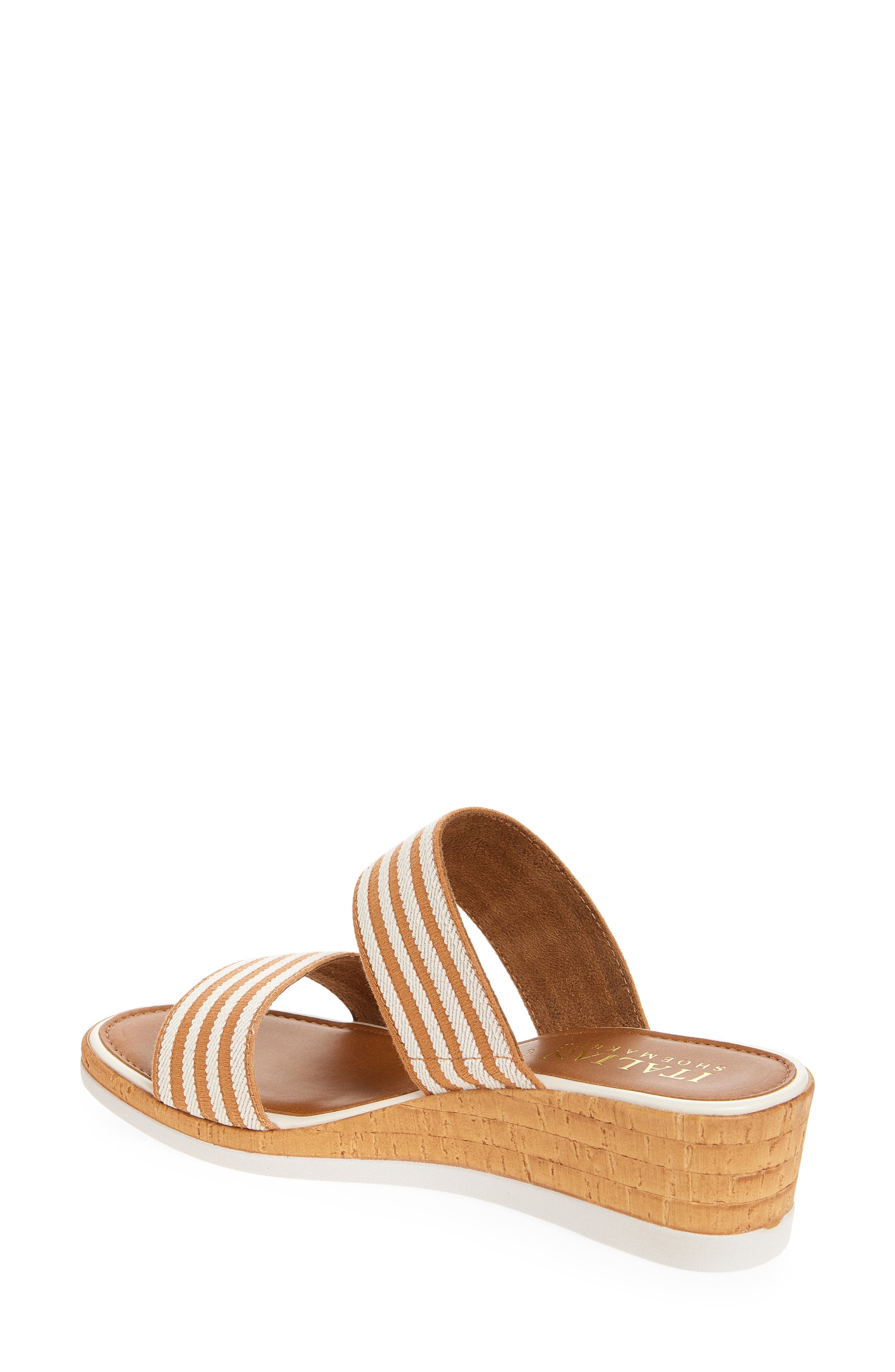 ITALIAN SHOEMAKERS Jaiya Wedge Sandal, Alternate, color, Tan