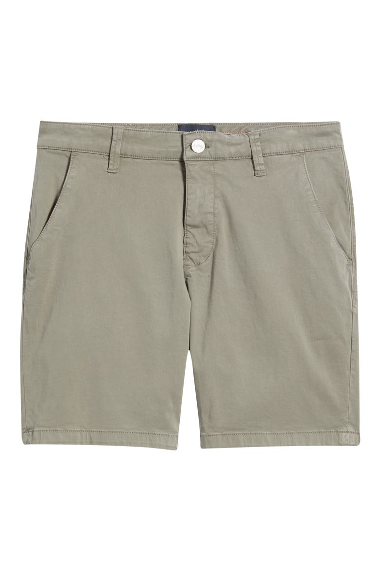 Arizona Slim Fit Flat Front Chino Shorts, Alternate, color, STORM TWILL