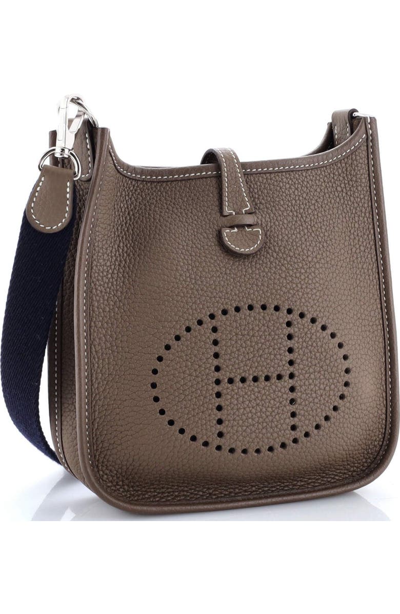 Pre-Owned Hermes Evelyne Bag Gen III Clemence TPM, Alternate, color, Etoupe